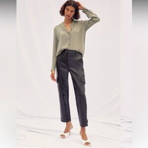 Aritzia Wilfred pants‎ vegan leather